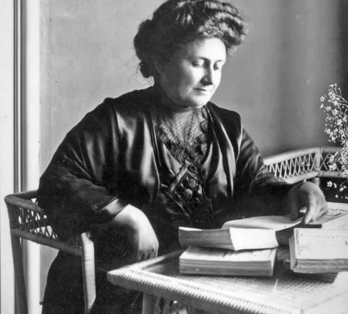 Foto von Maria Montessori 1913